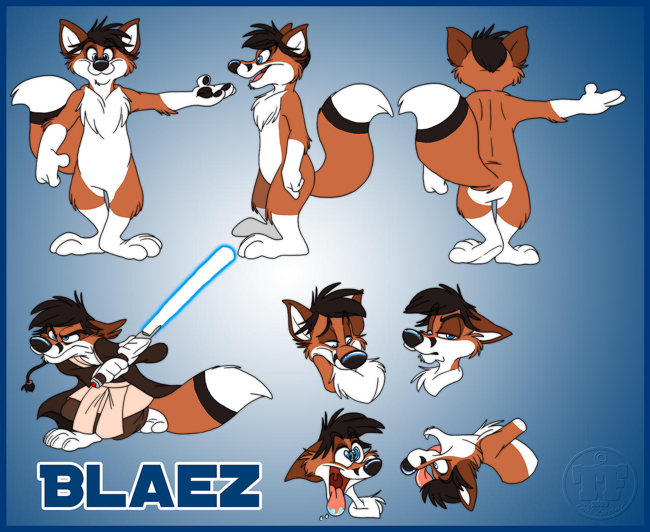 Blaez Model Sheet