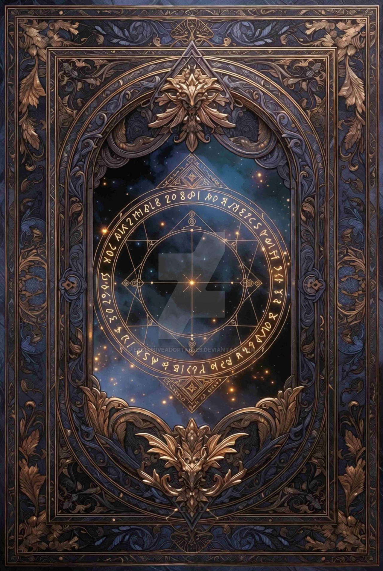 Rustic Fantasy Frame fantasy frames, decorative frames, glowing frames, by ...