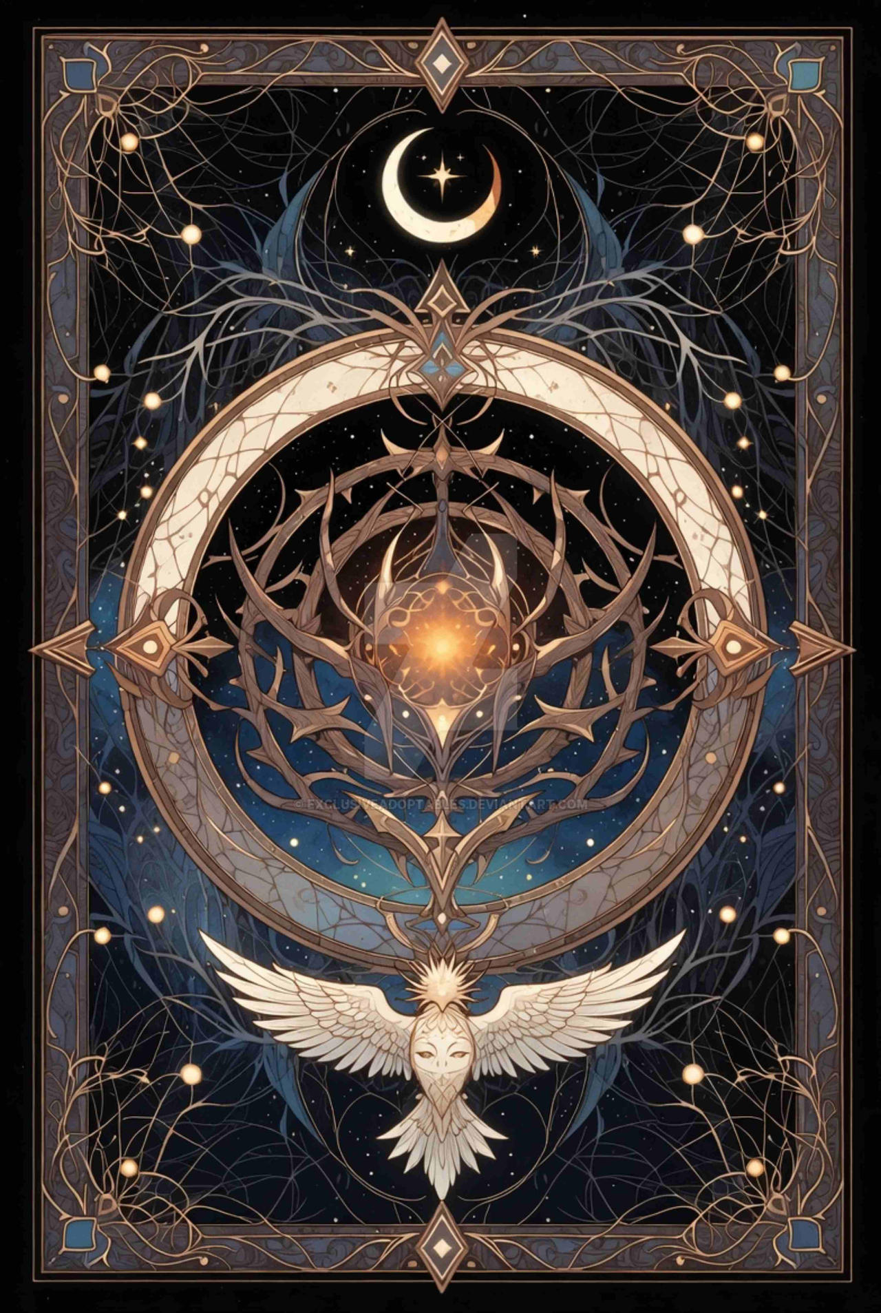 Frame Fantasy Magic fantasy frames, decorative frames, glowing frames, by ...