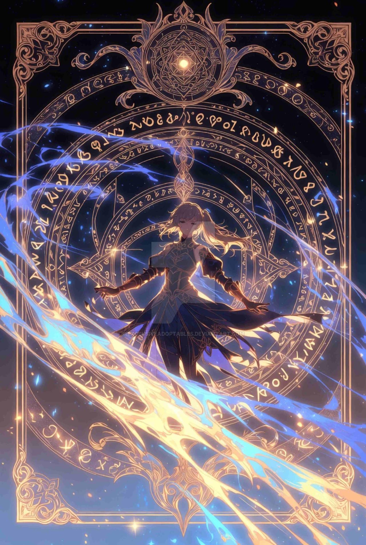 Frame Fantasy Magic fantasy frames, decorative frames, glowing frames, by ...
