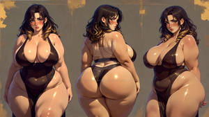 NSFW Ultra Curve Obese Girl Adoptable 41