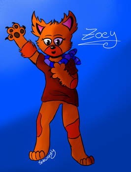 Meet my Fursona!~ Zoey!