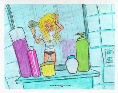 Sketchbook - Bathroom Mirror