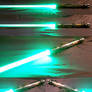 Star Wars Lightsaber with green blade