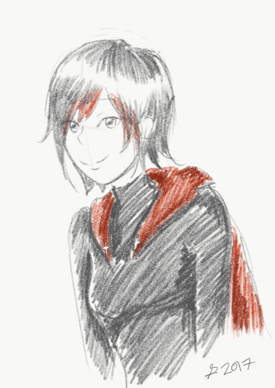 Ruby Rose Doodle