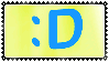 the negative happy stamp