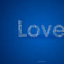 LOVE Wallpaper 'Blue'