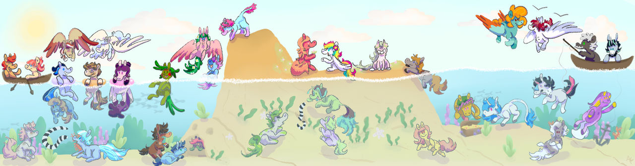 Mass attack art fight! by Taffysailor on DeviantArt