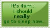 Sleep - Stamp