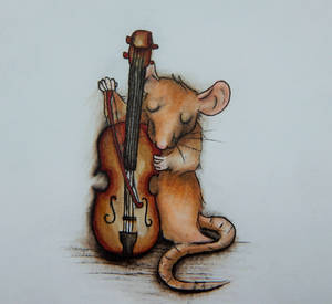 Cello rat by HoneyBunny249