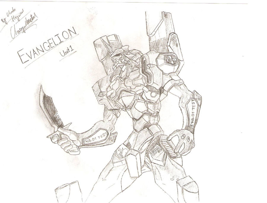 Evangelion Unit 1 Sketch