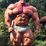 Huge muscle man