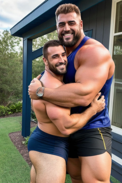 Hugging Muscles Big hug by atuohs0999 on DeviantArt