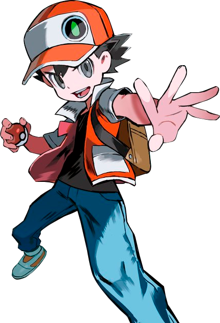 Download Red Pokemon Png - Red Pokemon Manga Png - Full Size PNG