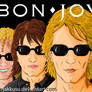 Bon Jovi Glasses Black