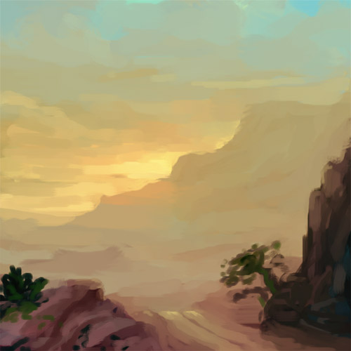 Speedpaint :: Sai Landscape