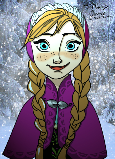 Anna from Frozen - FanArt