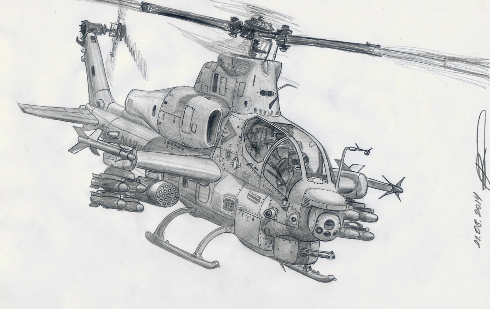 Ah-1z чертеж