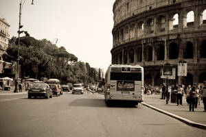 exterior of colloseum