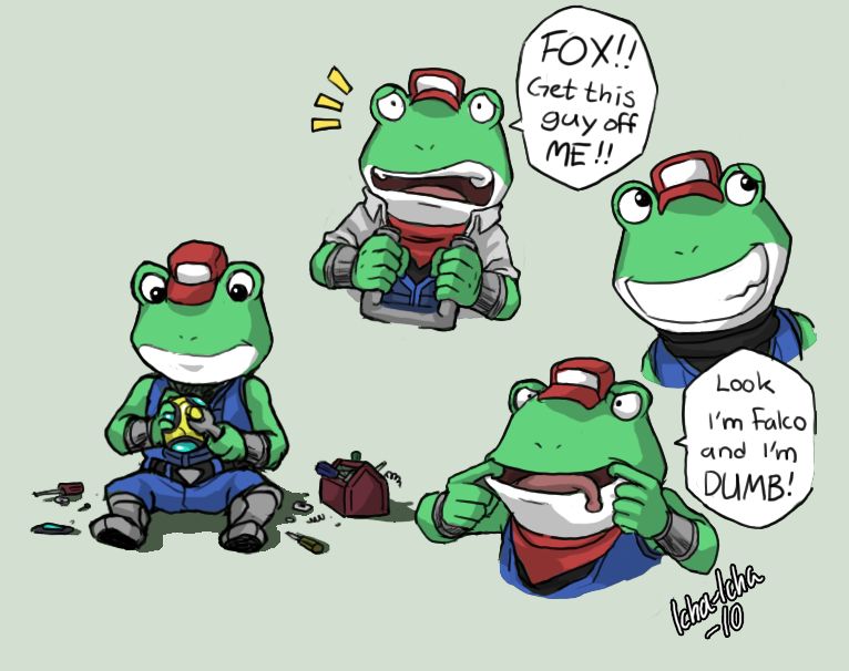 Slippy expressions sketch by icha-icha on DeviantArt