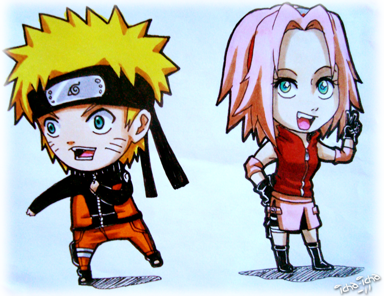 Naruto and Sakura