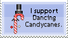 Dancing Candycane Stamp
