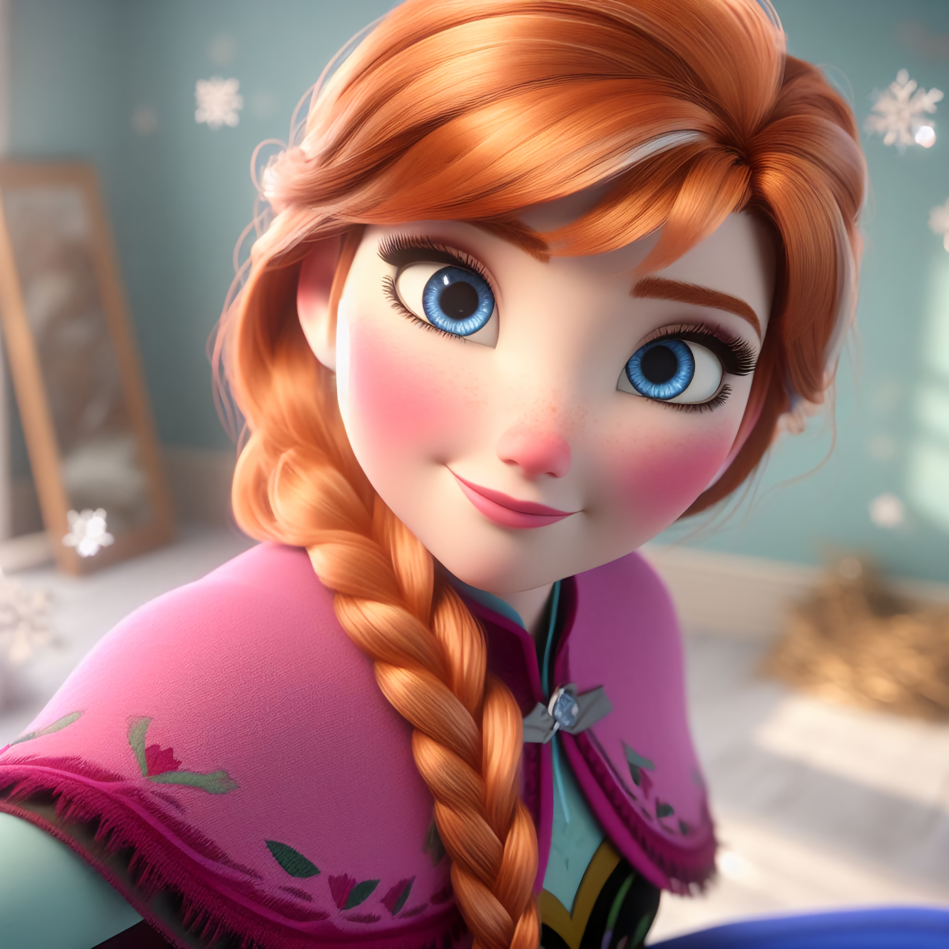 Anna Animation Colour Anna CGI render by Darksun7545 on DeviantArt