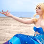 Eli Ayase Mermaid Festa at the Beach