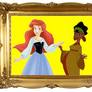 Ariel and Chicha in a picture frame