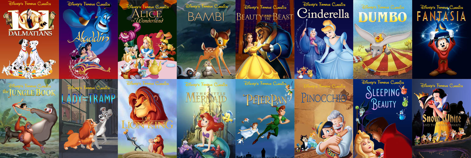 Disney's Famous Classics Collage by CoolZDane on DeviantArt