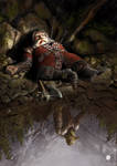 The death of Balin by DavidGaillet