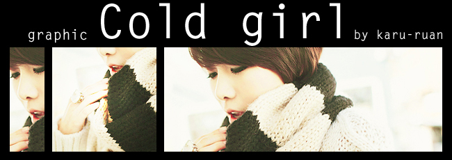 Graphic Cold girl