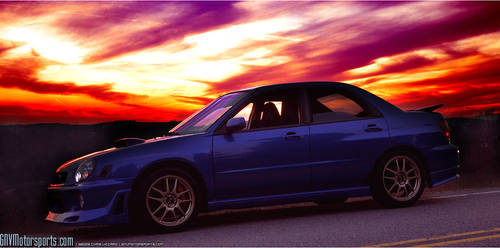 Blazing WRX Sunset