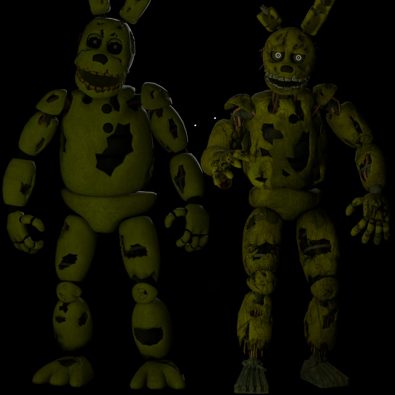 Springtrap render (blender) by Shrumbal on DeviantArt
