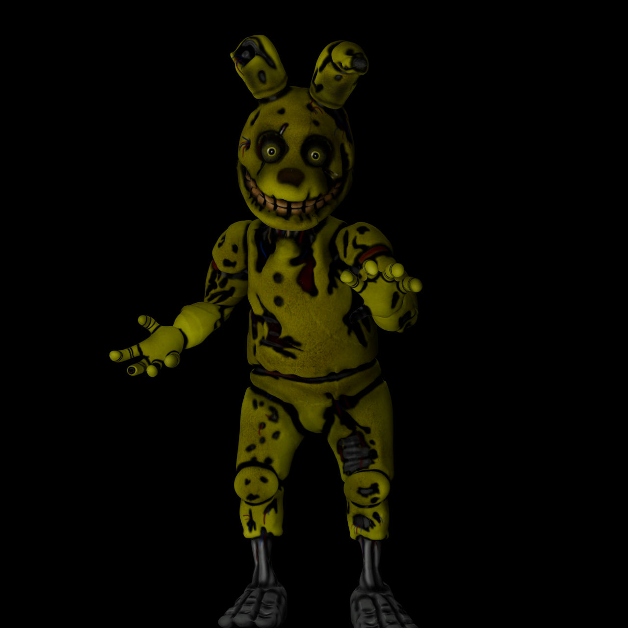 Another Springtrap render (blender) by Shrumbal on DeviantArt