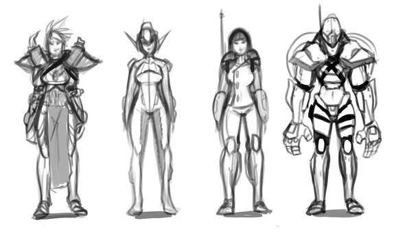 Basic Femal Character Designs