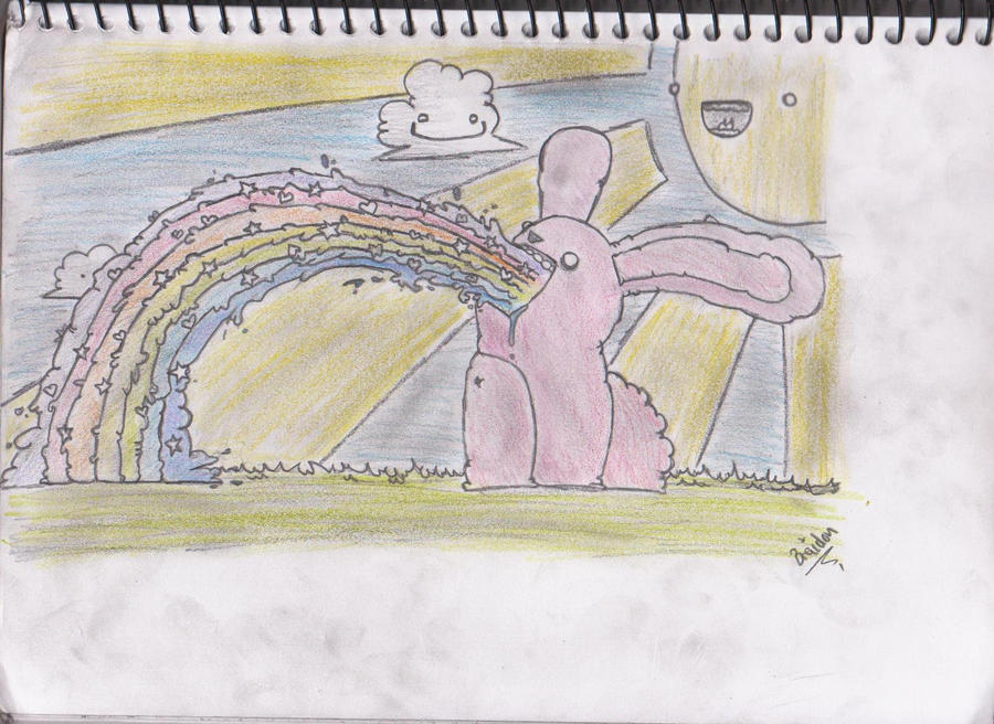 Rainbow Rabbit Deviantart rainbow bunny by Braidon on DeviantArt