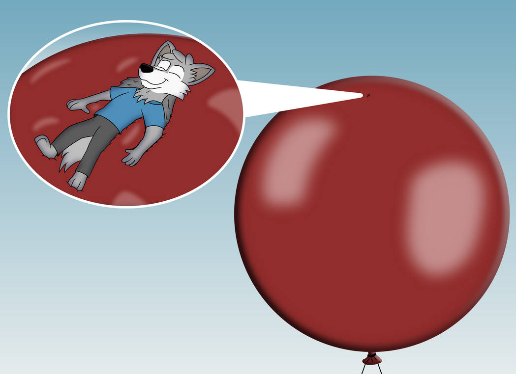 Wolf Among Balloons by Babclayman on DeviantArt