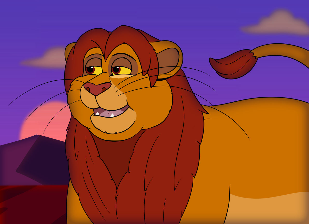 Shape Of Simba's Surveying by Babclayman on DeviantArt