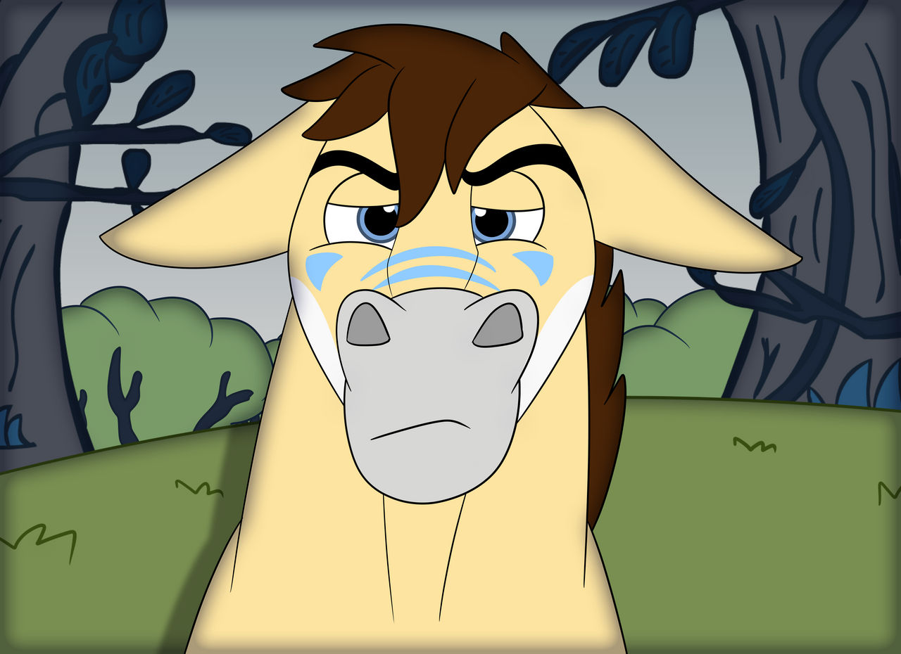 Grumpy Rodeo Horse Glare Of A Grumpy Horse by Babclayman on DeviantArt
