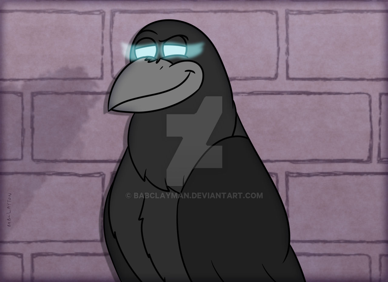 Hooded Rook Familiar Looking Rook by Babclayman on DeviantArt