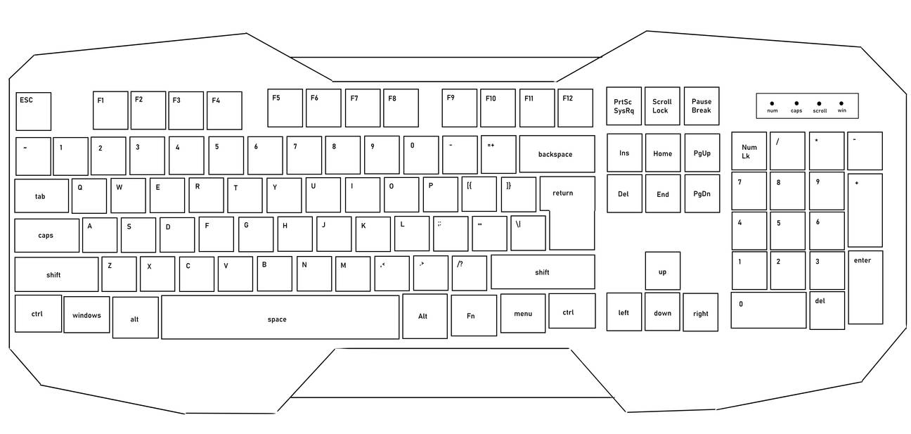 Keyboard Template By PEPPERTODE On DeviantArt