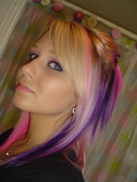 Pink N Purple Highlights By Chunling91 On Deviantart
