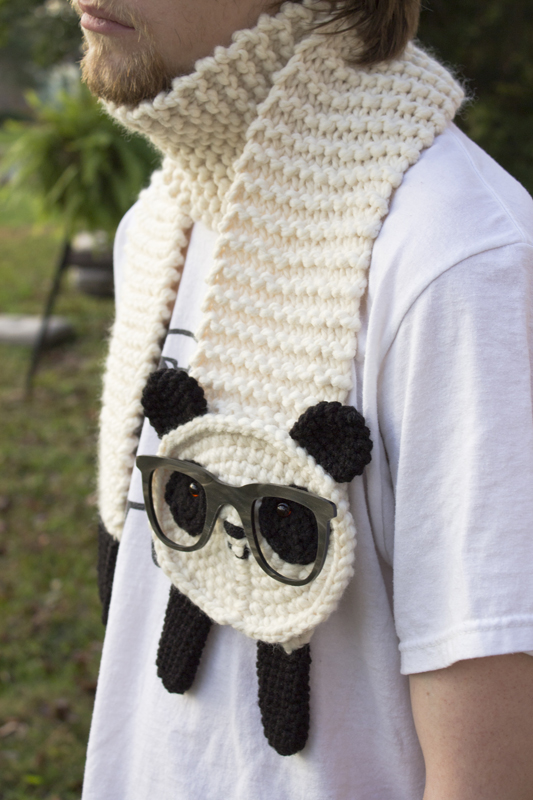 Nerdy Panda Scarf