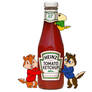 the chipmunks love ketchup!