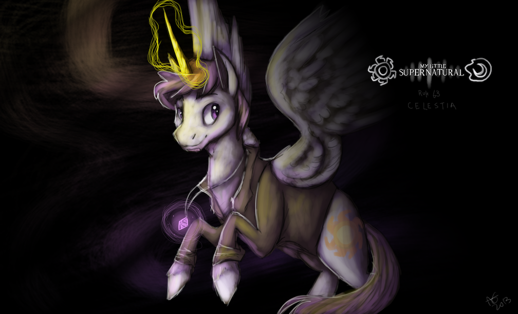 My Little Supernatural r63 Celestia - SpeedPaint