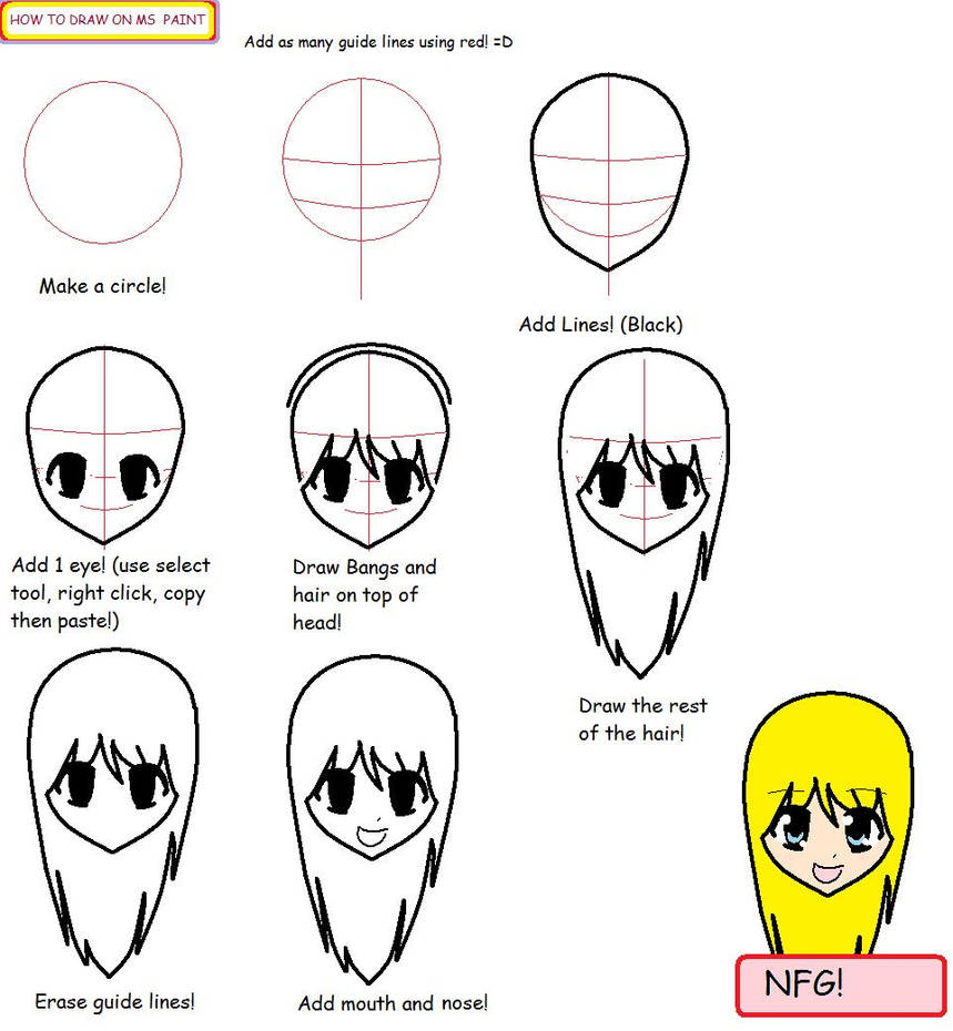 How To Draw A Face On Ms Paint By Nfg1337 On Deviantart