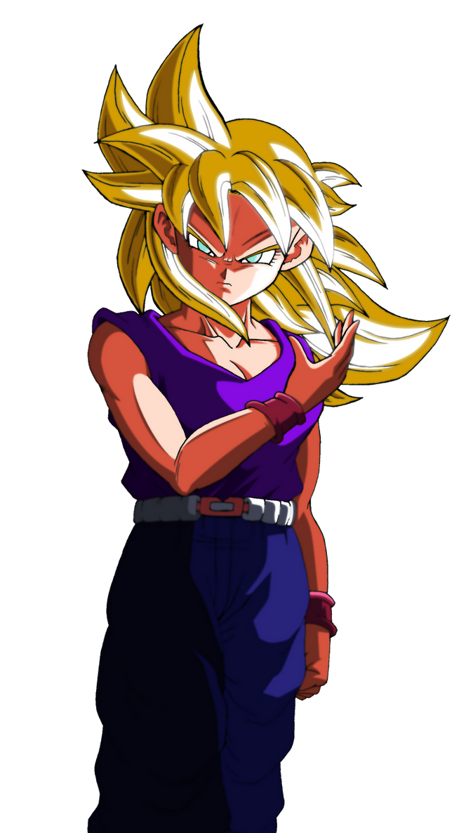 Kyuri Super Saiyan Artwork DB Rage by Teejee67 on DeviantArt