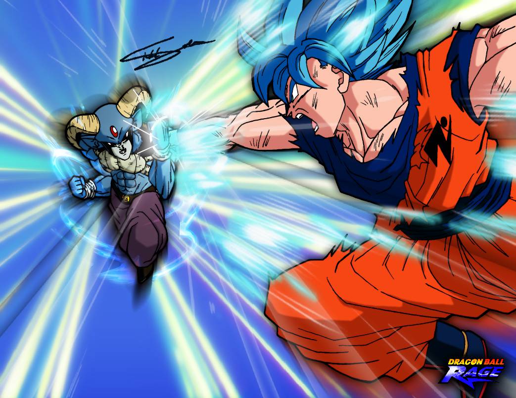 Goku Ssj Blue Vs Goku Ssj 5 by akuma-animation098 on DeviantArt