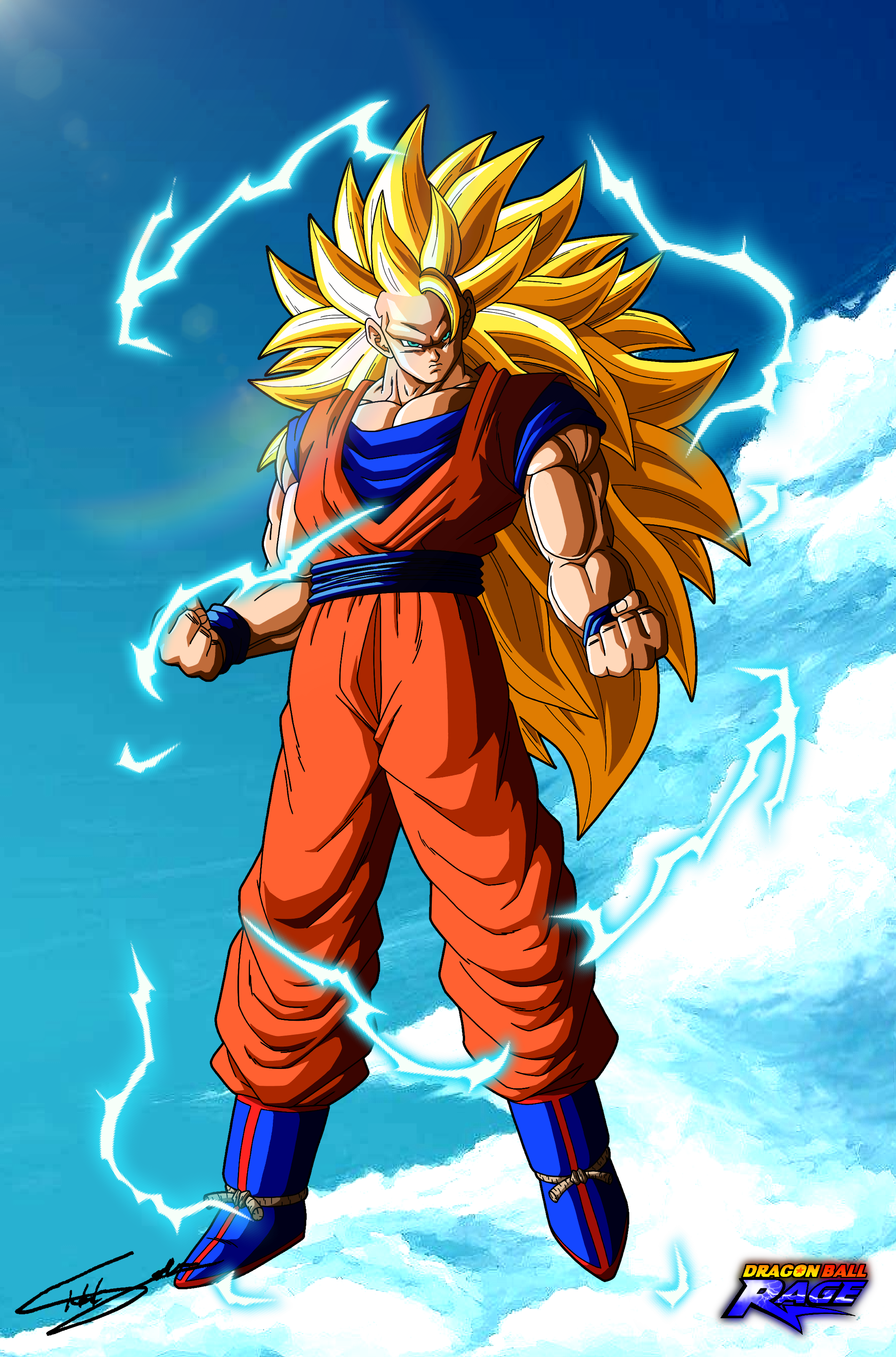 Goku (SSJ3) and Vegeta (SSJ2) (Legends) by L-Dawg211 on DeviantArt